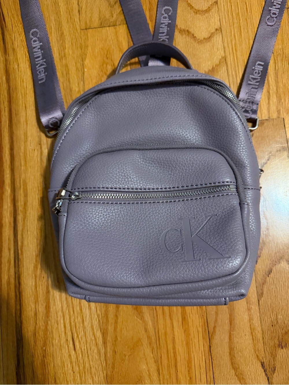 Calvin Klein Lavender cK Mini Convertable Backpack - Picture 2 of 6